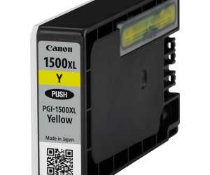 Canon Cartouche d'encre jaune haut rendement PGI-1500XL