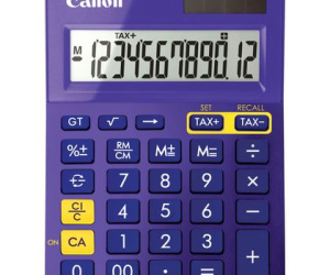 Canon LS-123K calculatrice Bureau Calculatrice à écran Violet