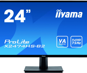 iiyama ProLite X2474HS-B2 écran plat de PC 59,9 cm (23.6") 1920 x 1080 pixels Full HD LED Noir