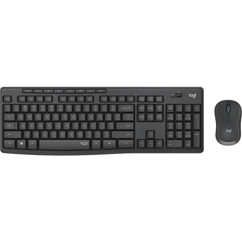 Clavier Souris Logitech Mk Black Ads Technologie