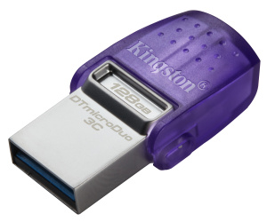 Kingston Technology DataTraveler 128 Go microDuo 3C 200 Mo/s dual USB-A + USB-C