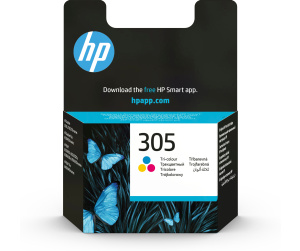 HP Cartouche d’encre trois couleurs 305 authentique