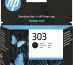 HP Cartouche d’encre noir 303 authentique