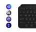 Logitech MX Keys S Combo clavier Souris incluse Bureau RF sans fil + Bluetooth AZERTY Belge Graphite