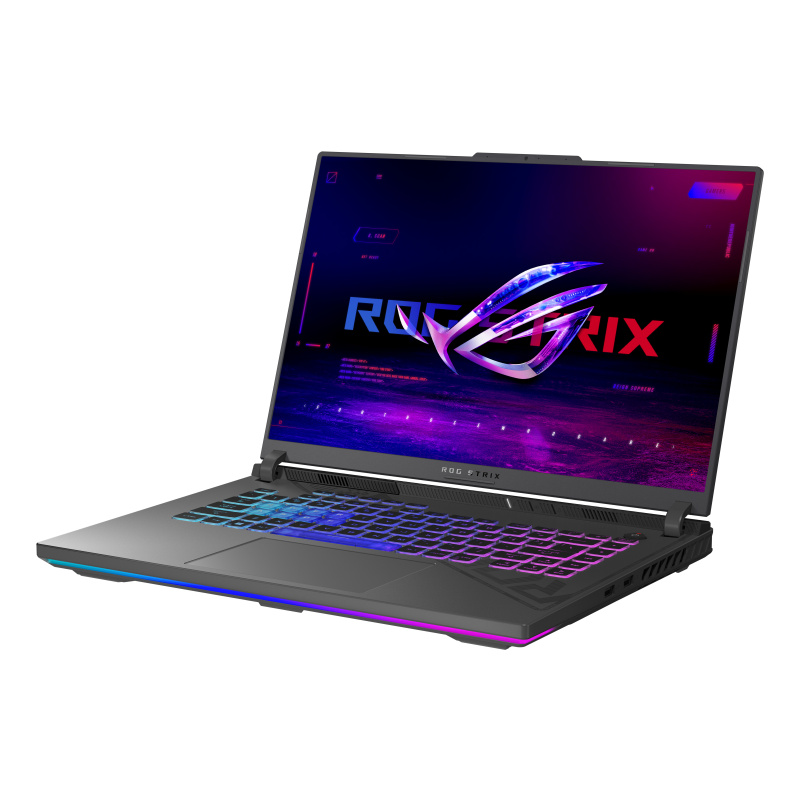 ASUS ROG Strix G16 G614JI-N4183X Intel® Core™ i7 i7-13650HX Ordinateur portable 40,6 cm (16") WQXGA 16 Go DDR5-SDRAM 1 To SSD NVIDIA GeForce RTX 4070 Wi-Fi 6 (802.11ax) Windows 11 Pro Noir, Gris