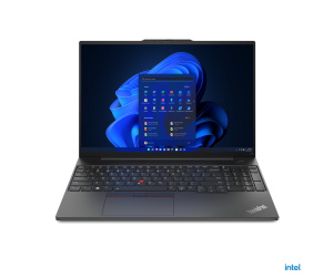 Lenovo ThinkPad E16 Intel® Core™ i5 i5-1335U Ordinateur portable 40,6 cm (16") WUXGA 16 Go DDR4-SDRAM 512 Go SSD Wi-Fi 6 (802.11ax) Windows 11 Pro Noir