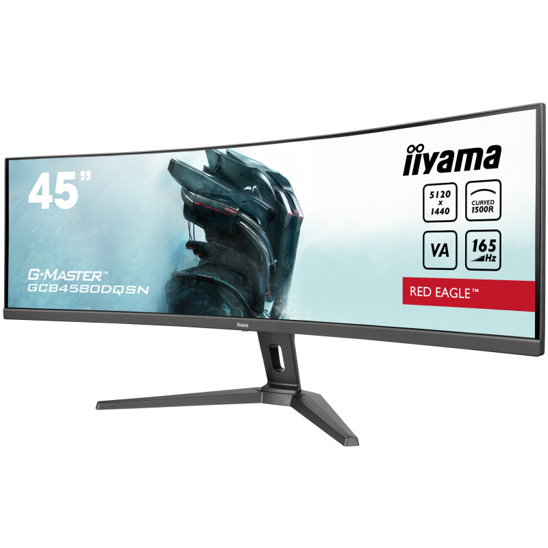 iiyama G-MASTER RED EAGLE CURVED écran plat de PC 114,3 cm (45") 5120 x 1440 pixels Dual QHD LED Noir