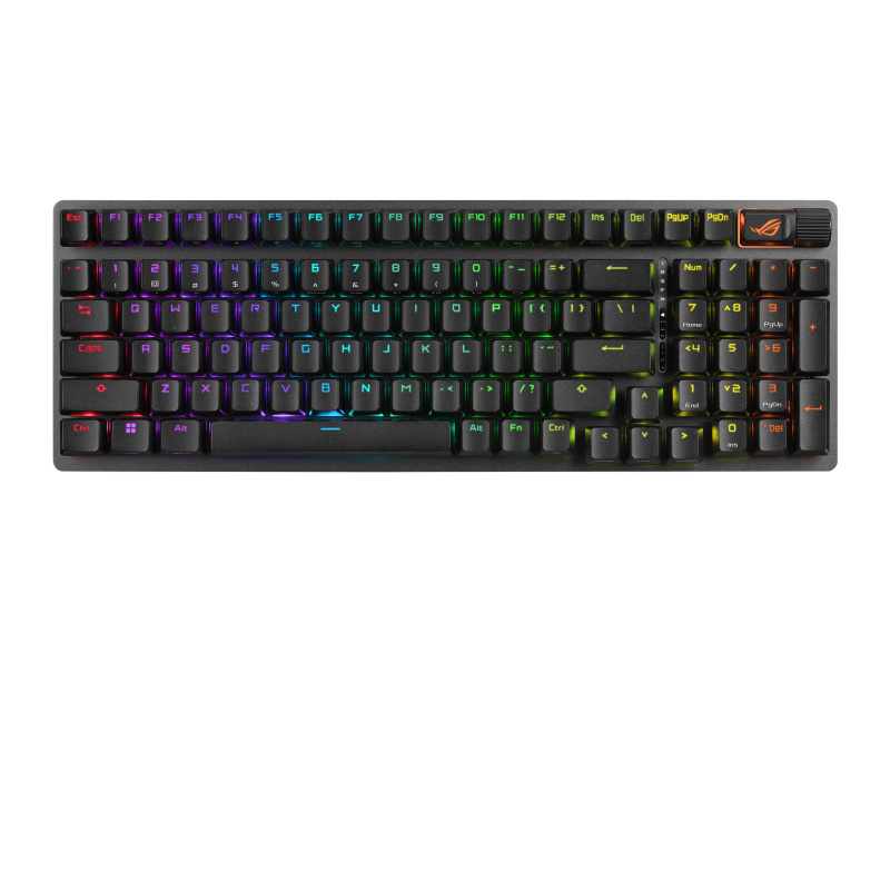 ASUS ROG Strix Scope II 96 Wireless clavier USB + RF Wireless + Bluetooth QWERTY Français Noir