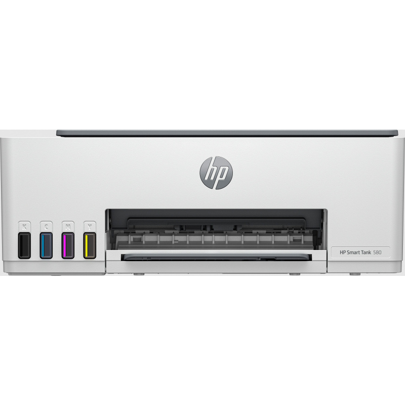 HP Smart Tank Imprimante Tout-en-un 580, Home and home office, Print, copy, scan, Wireless; High-volume printer tank; Print from phone or tablet; Scan to PDF