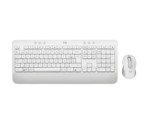 Logitech Signature MK650 Combo For Business clavier Souris incluse Bureau Bluetooth AZERTY Français Blanc