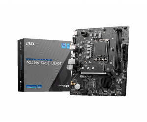 MSI PRO H610M-E DDR4 carte mère Intel H610 LGA 1700 micro ATX