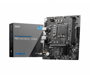 MSI PRO H610M-E DDR4 carte mère Intel H610 LGA 1700 micro ATX