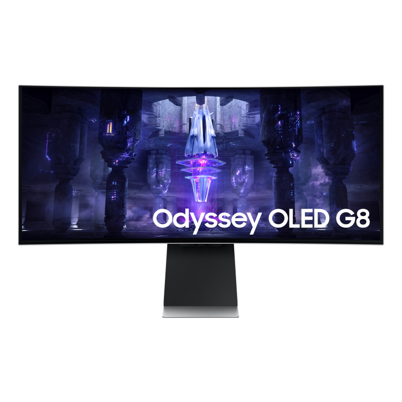 Samsung G85SB écran plat de PC 86,4 cm (34") 3440 x 1440 pixels UltraWide Quad HD OLED Argent