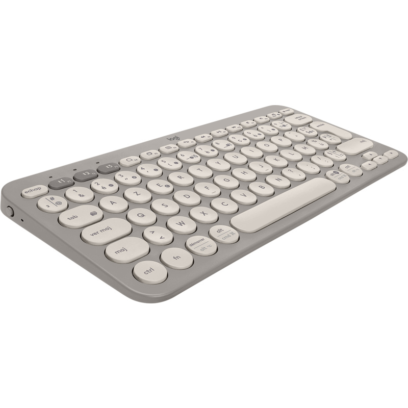 Logitech K380 clavier Universel Bluetooth AZERTY Français Sable