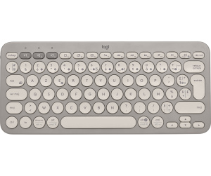 Logitech K380 clavier Universel Bluetooth AZERTY Français Sable