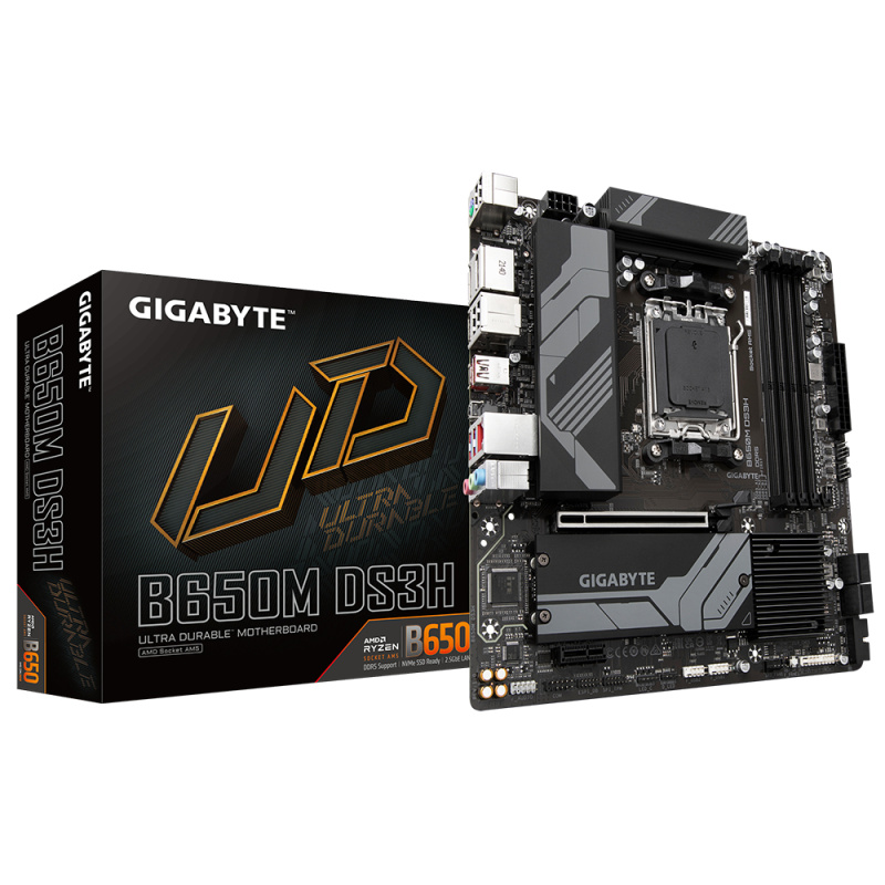 GIGABYTE B650M DS3H carte mère AMD B650 Emplacement AM5 micro ATX