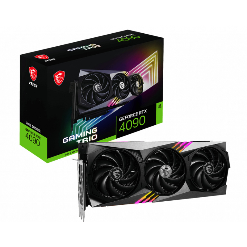 MSI GAMING RTX 4090 TRIO 24G carte graphique NVIDIA GeForce RTX 4090 24 Go GDDR6X