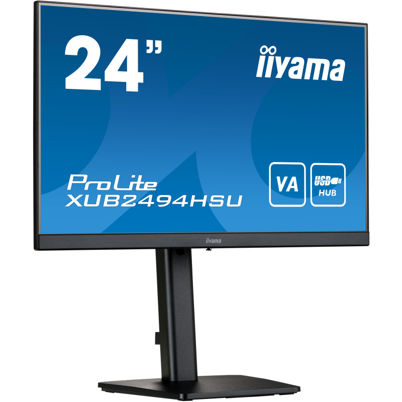 iiyama ProLite XUB2494HSU-B2 écran plat de PC 60,5 cm (23.8") 1920 x 1080 pixels Full HD LED Noir