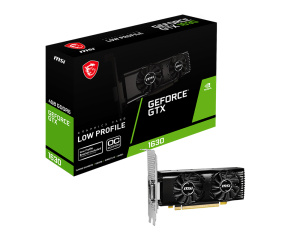 MSI GTX 1630 4GT LP OC NVIDIA GeForce GTX 1630 4 Go GDDR6