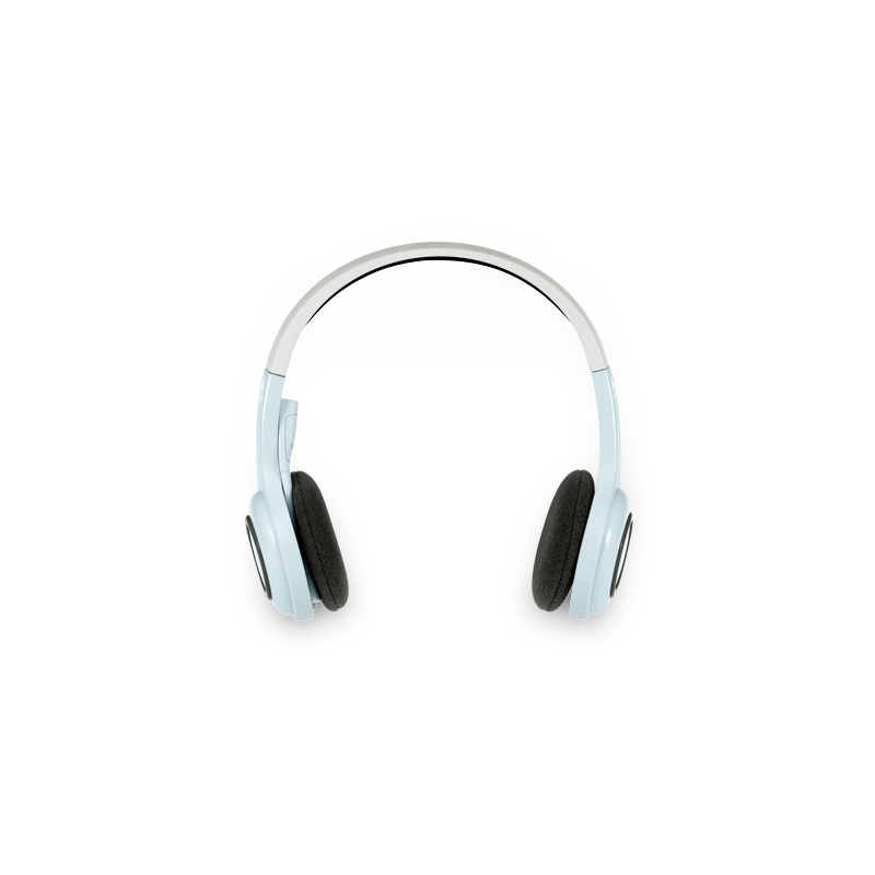 Logitech Wireless Headset for iPad Casque Sans fil Arceau Appels/Musique Bluetooth Bleu, Blanc