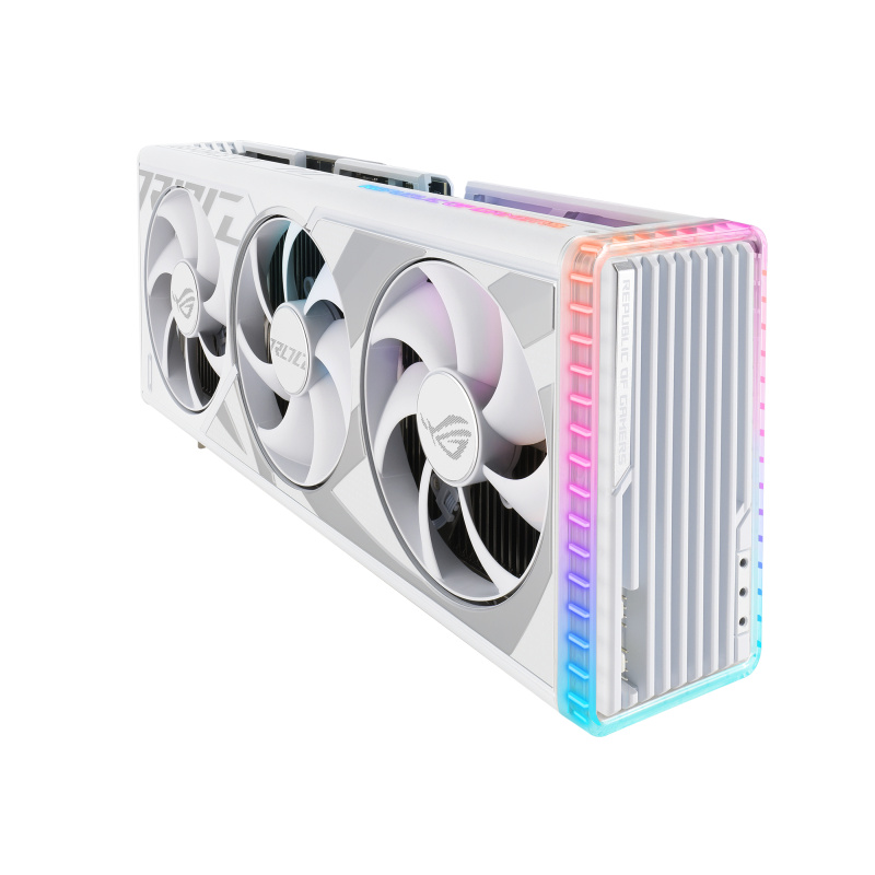 ASUS ROG -STRIX-RTX4090-O24G-WHITE NVIDIA GeForce RTX 4090 24 Go GDDR6X