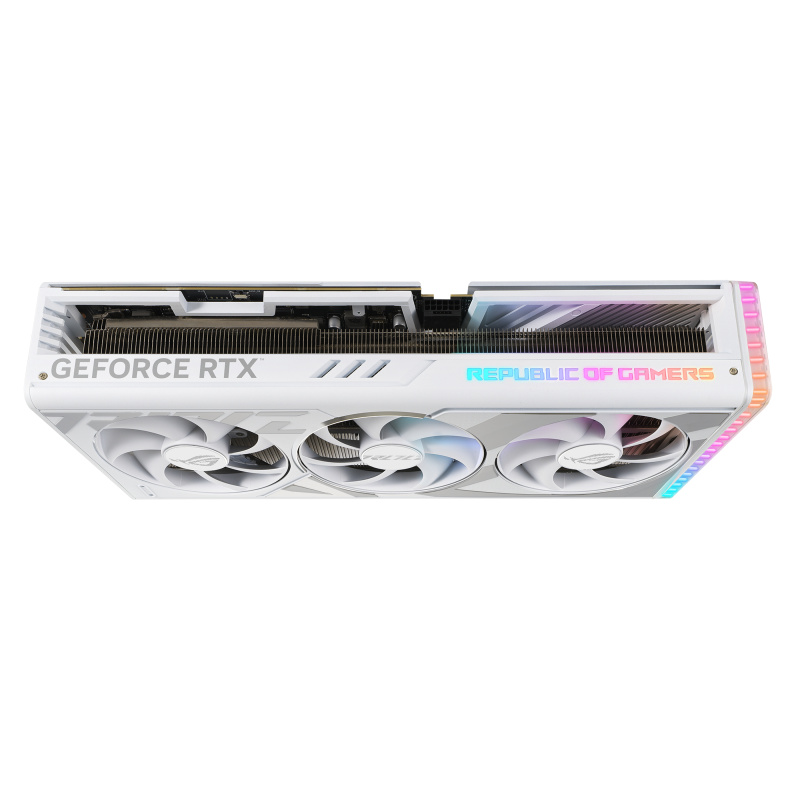 ASUS ROG -STRIX-RTX4090-O24G-WHITE NVIDIA GeForce RTX 4090 24 Go GDDR6X