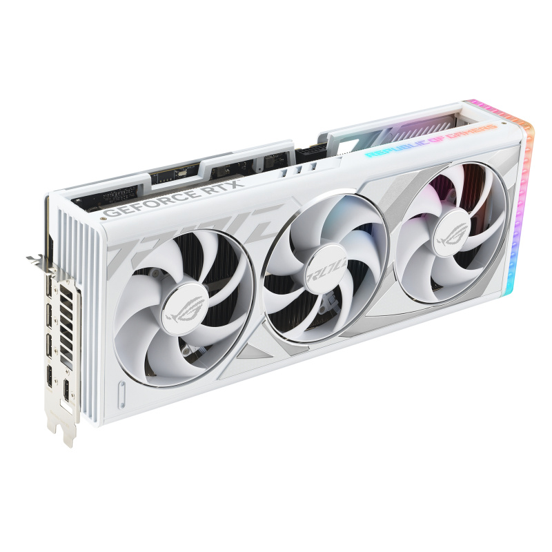 ASUS ROG -STRIX-RTX4090-O24G-WHITE NVIDIA GeForce RTX 4090 24 Go GDDR6X