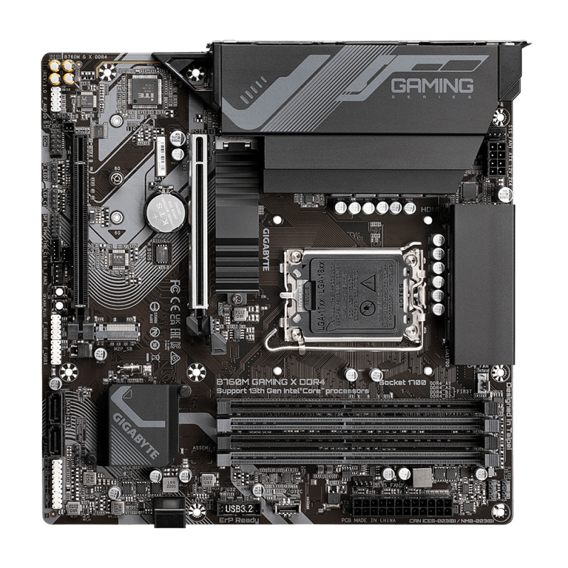 Gigabyte B760M GAMING X DDR4 carte mère Intel B760 Express LGA 1700 micro ATX