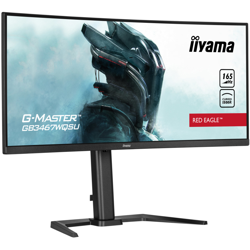 iiyama G-MASTER GB3467WQSU-B5 écran plat de PC 86,4 cm (34") 3440 x 1440 pixels UltraWide Quad HD LED Noir