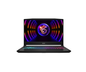 MSI Katana 15 B12VFK-210FR Intel® Core™ i5 i5-12450H Ordinateur portable 39,6 cm (15.6") Full HD 16 Go DDR5-SDRAM 512 Go SSD NVIDIA GeForce RTX 4060 Wi-Fi 6 (802.11ax) Windows 11 Home Noir