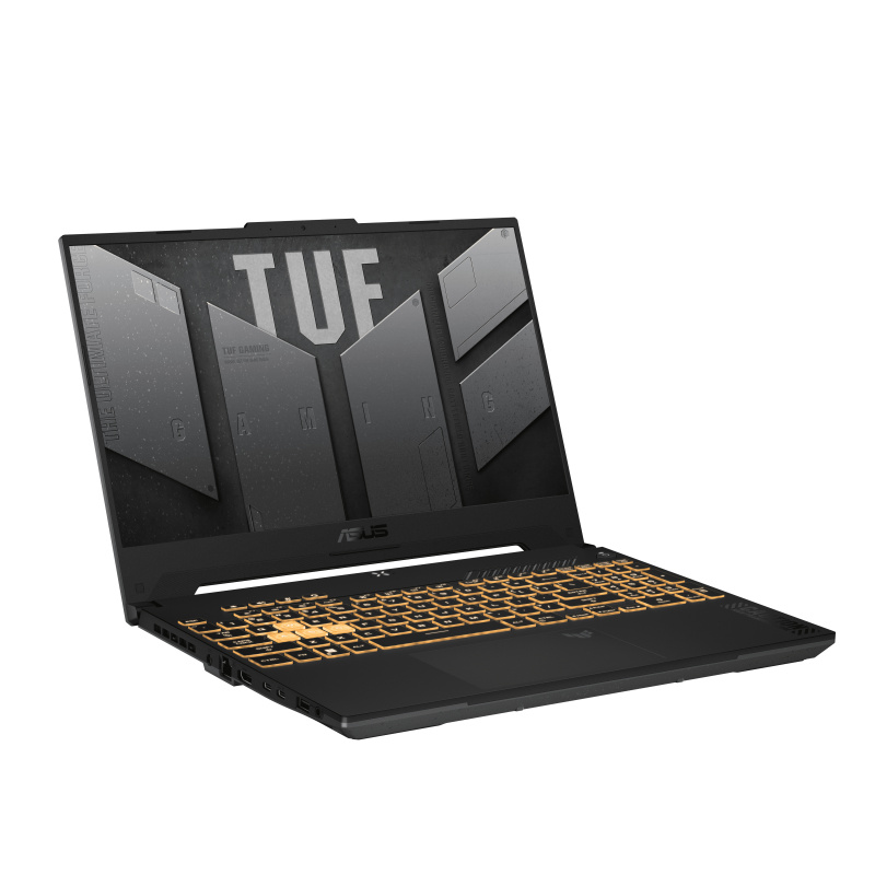 ASUS TUF Gaming F15 TUF507ZV4-LP049W Intel® Core™ i7 i7-12700H Ordinateur portable 39,6 cm (15.6") Full HD 16 Go DDR4-SDRAM 512 Go SSD NVIDIA GeForce RTX 4060 Wi-Fi 6 (802.11ax) Windows 11 Home Noir, Gris