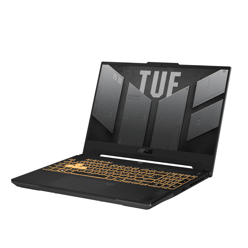 ASUS TUF Gaming F15 TUF507ZV4-LP049W Intel® Core™ i7 i7-12700H Ordinateur portable 39,6 cm (15.6") Full HD 16 Go DDR4-SDRAM 512 Go SSD NVIDIA GeForce RTX 4060 Wi-Fi 6 (802.11ax) Windows 11 Home Noir, Gris