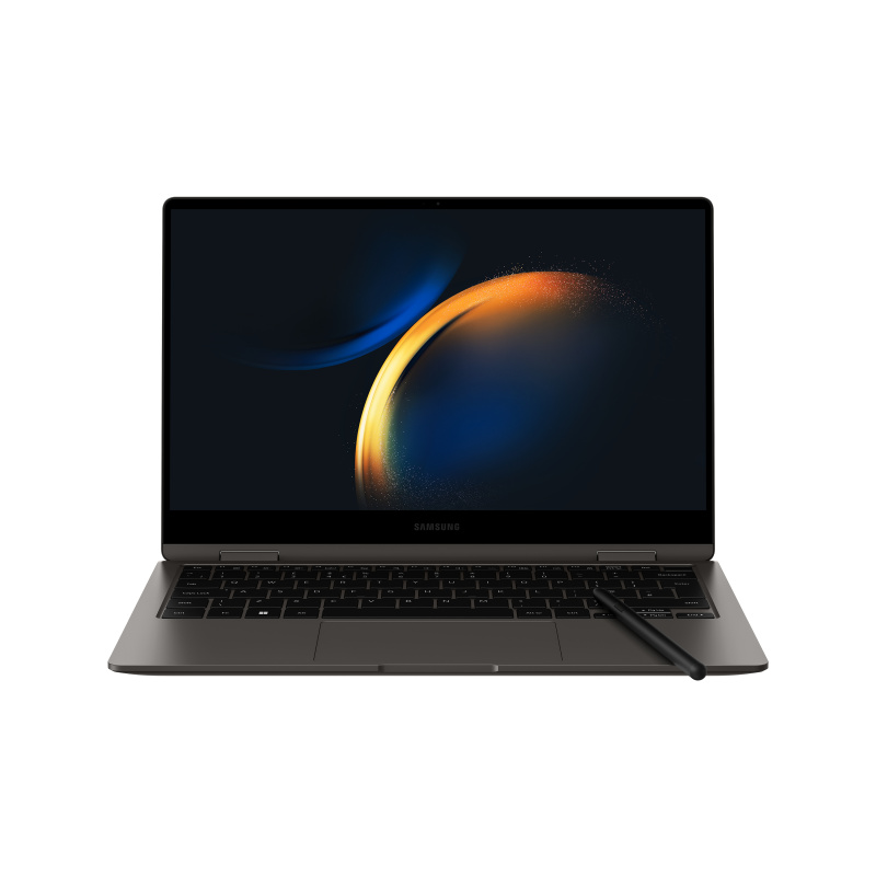 Samsung Galaxy Book3 360 NP734QFG-KA1FR laptop Hybride (2-en-1) 33,8 cm (13.3") Écran tactile Full HD Intel® Core™ i5 i5-1340P 16 Go LPDDR4x-SDRAM 512 Go SSD Wi-Fi 6E (802.11ax) Windows 11 Pro Graphite