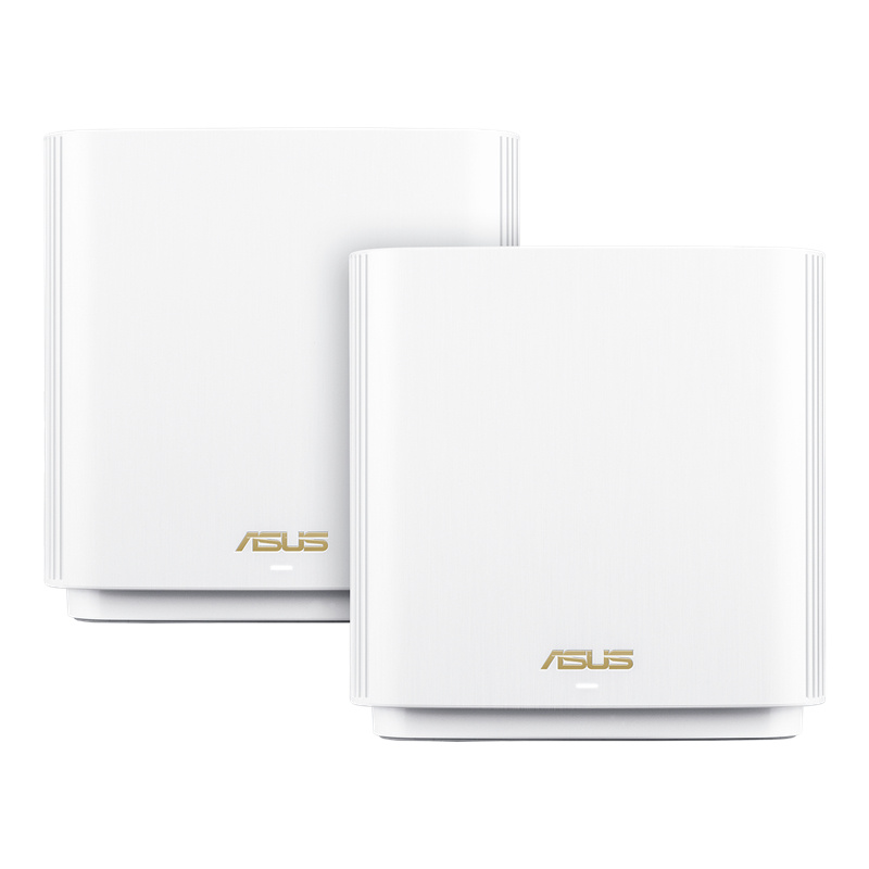 ASUS ZenWiFi AX XT8 (W-1-PK) routeur sans fil Gigabit Ethernet Tri-bande (2,4 GHz / 5 GHz / 5 GHz) Blanc