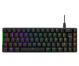 ASUS ROG Falchion Ace (Black) clavier Jouer USB AZERTY Français Noir