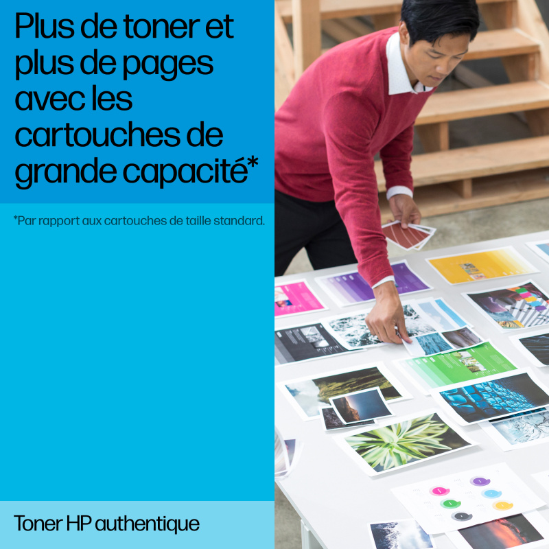 HP Cartouche de toner laser authentique 117A, magenta