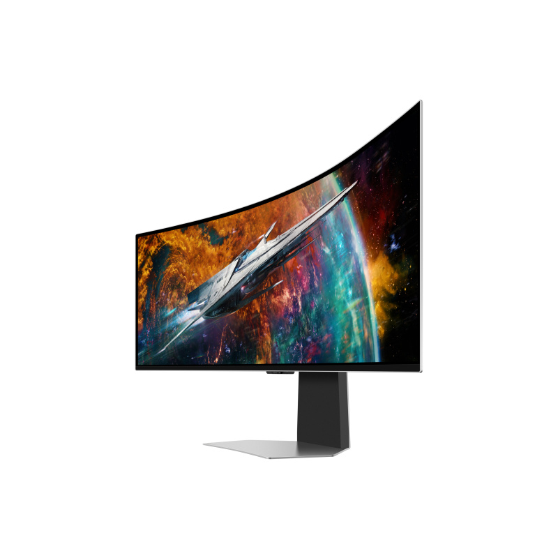 Samsung G95SC écran plat de PC 124,5 cm (49") 5120 x 1440 pixels Dual QHD OLED Argent