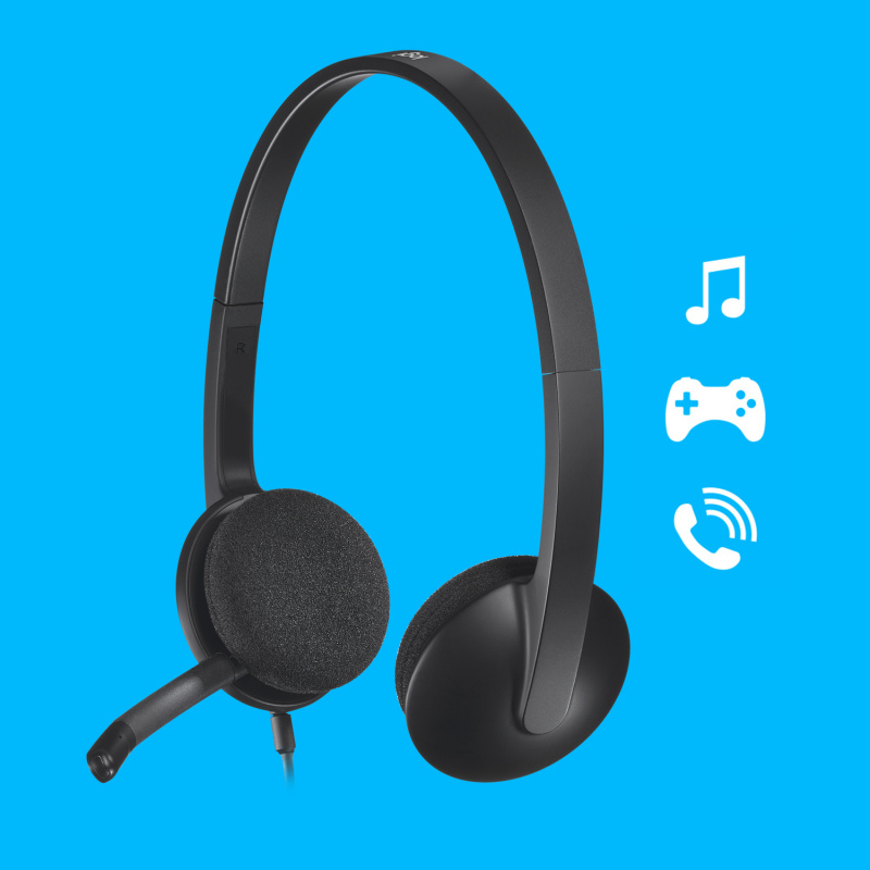 Logitech H340 USB Computer Headset Avec audio numérique