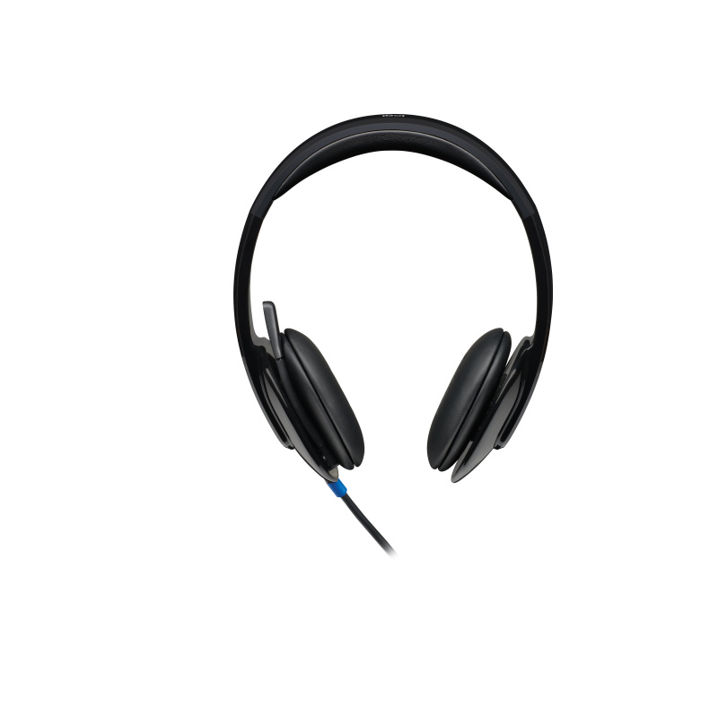 Logitech H540 USB Computer Headset Avec un son haute définition et des commandes sur l'oreillette