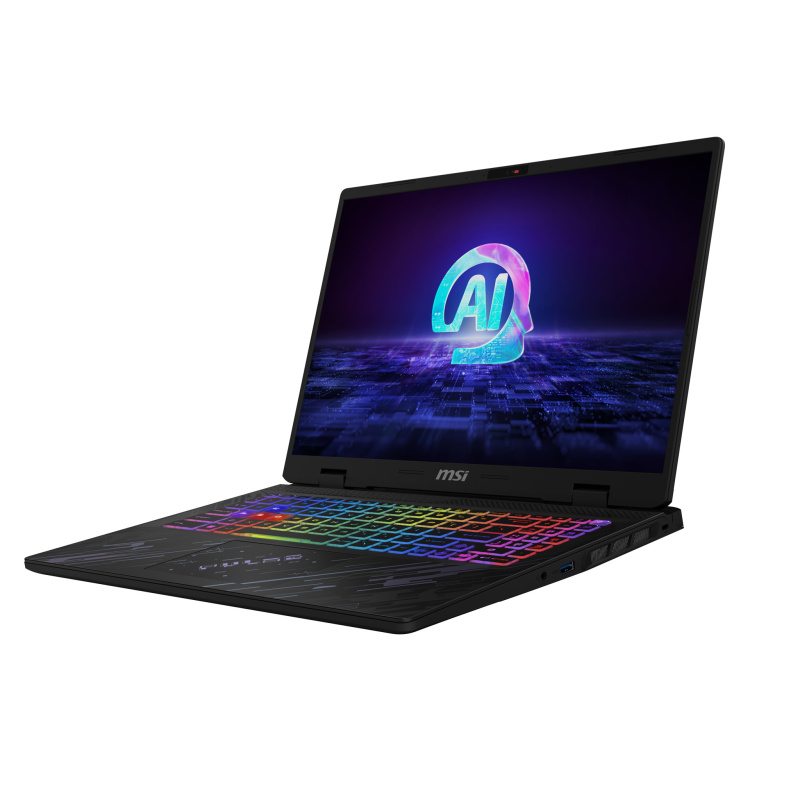 MSI Pulse 16 AI C1VGKG-010FR Intel Core Ultra 7 155H Ordinateur portable 40,6 cm (16") Quad HD+ 16 Go DDR5-SDRAM 512 Go SSD NVIDIA GeForce RTX 4070 Wi-Fi 6E (802.11ax) Windows 11 Home Noir