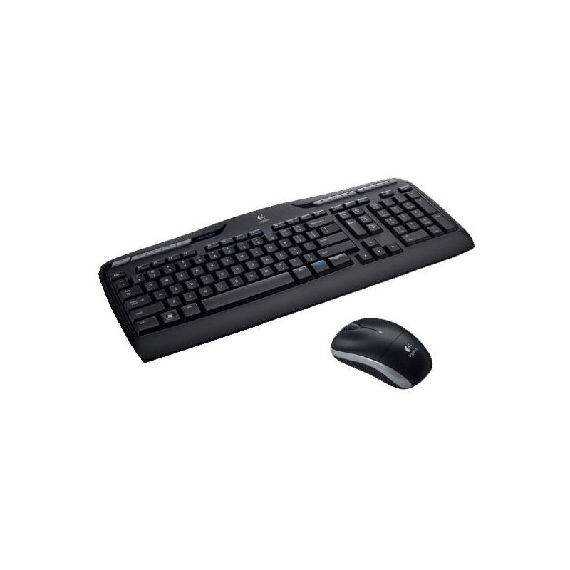 Logitech Wireless Combo MK330 clavier Souris incluse USB AZERTY Français Noir