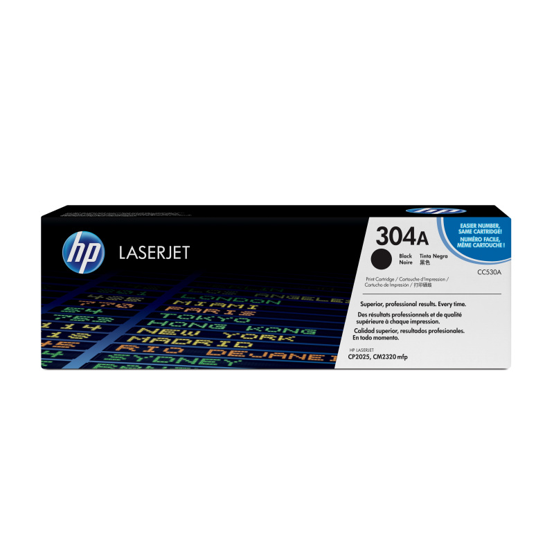 HP 304A toner LaserJet noir authentique