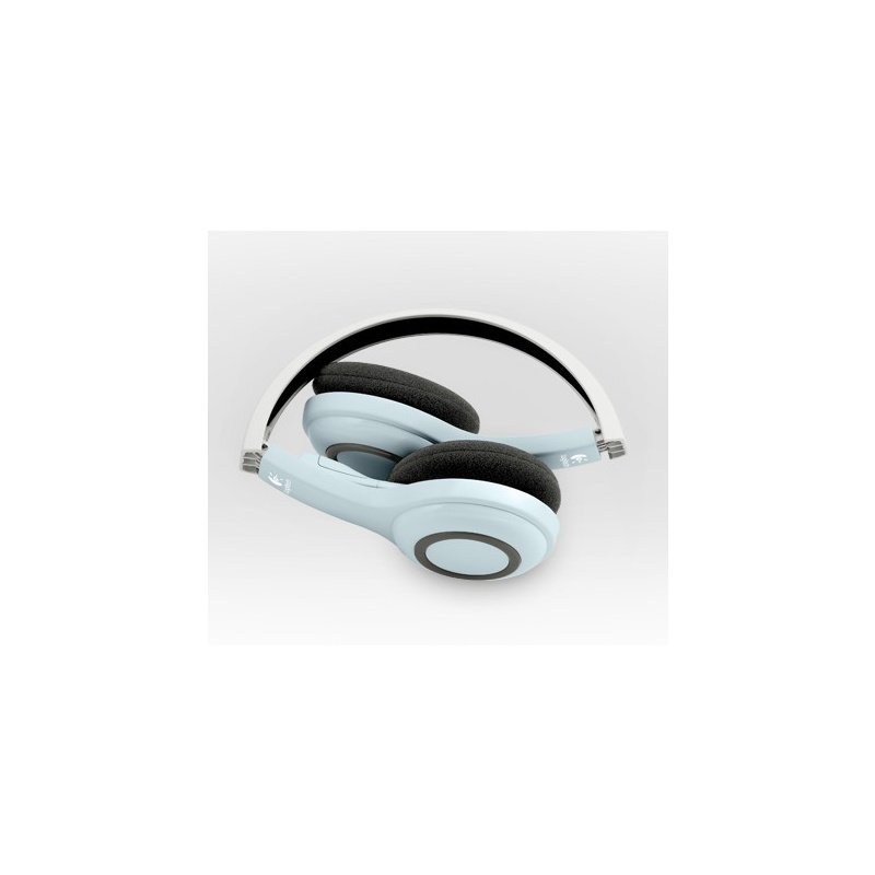 Logitech Wireless Headset for iPad Casque Sans fil Arceau Appels/Musique Bluetooth Bleu, Blanc