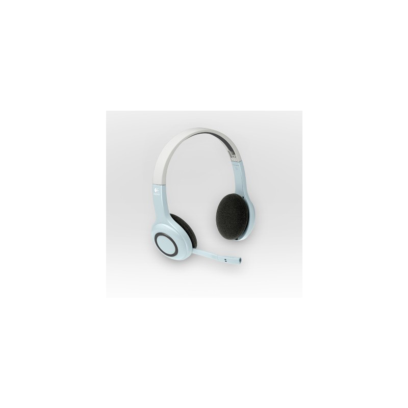 Logitech Wireless Headset for iPad Casque Sans fil Arceau Appels/Musique Bluetooth Bleu, Blanc