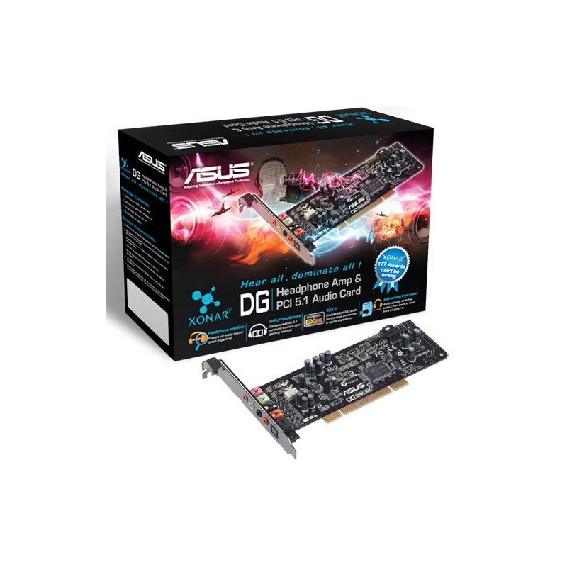 ASUS Xonar DG SI Interne 5.1 canaux PCI