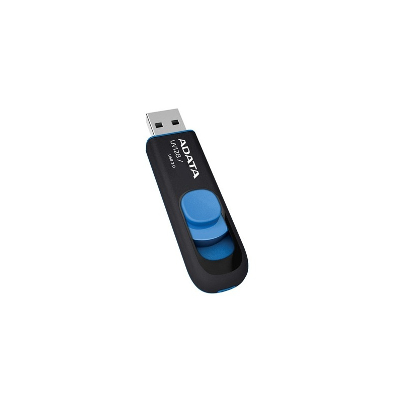 ADATA DashDrive UV128 32GB lecteur USB flash 32 Go USB Type-A 3.2 Gen 1 (3.1 Gen 1) Noir, Bleu