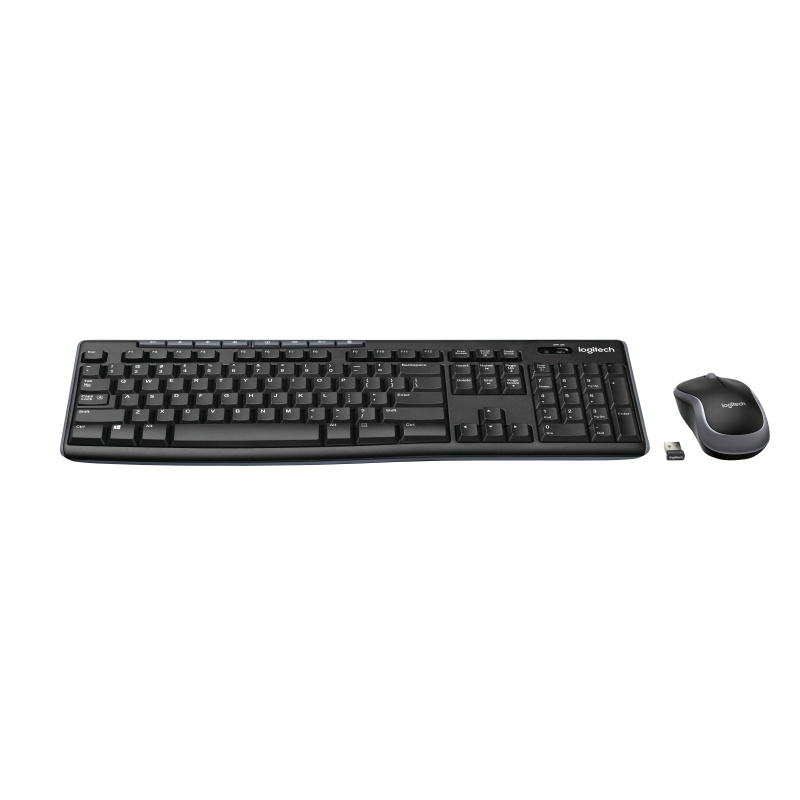 Logitech Wireless Combo MK270 clavier Souris incluse USB AZERTY Français Noir