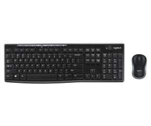 Logitech Wireless Combo MK270 clavier Souris incluse USB AZERTY Français Noir