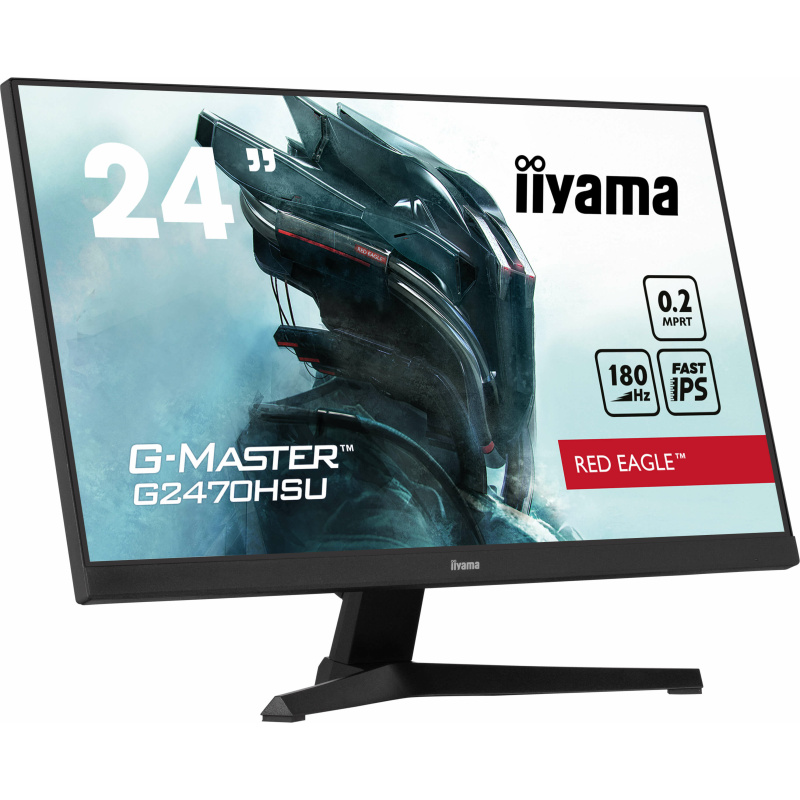 iiyama G-MASTER G2470HSU-B6 écran plat de PC 60,5 cm (23.8") 1920 x 1080 pixels Full HD LCD Noir