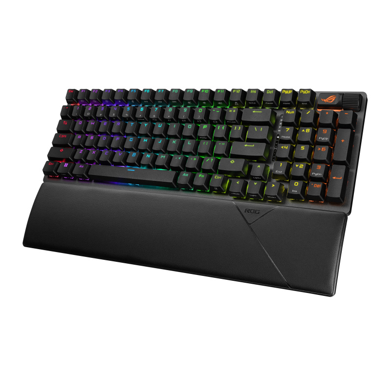 ASUS ROG Strix Scope II 96 Wireless clavier USB + RF Wireless + Bluetooth QWERTY Français Noir